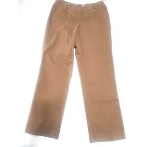 Talbots classic fit stretch tan pants  women's 12W NWT